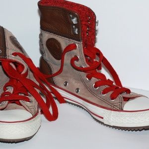 Converse Suede High Tops Size 5